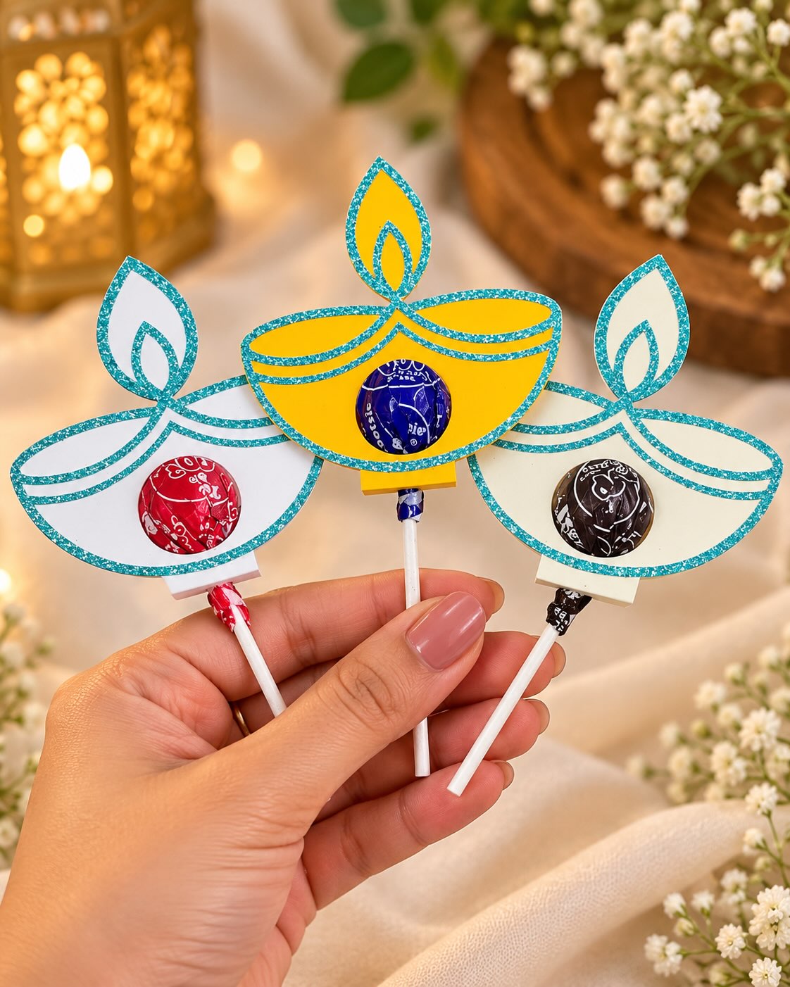 Diya Lollipop Holders