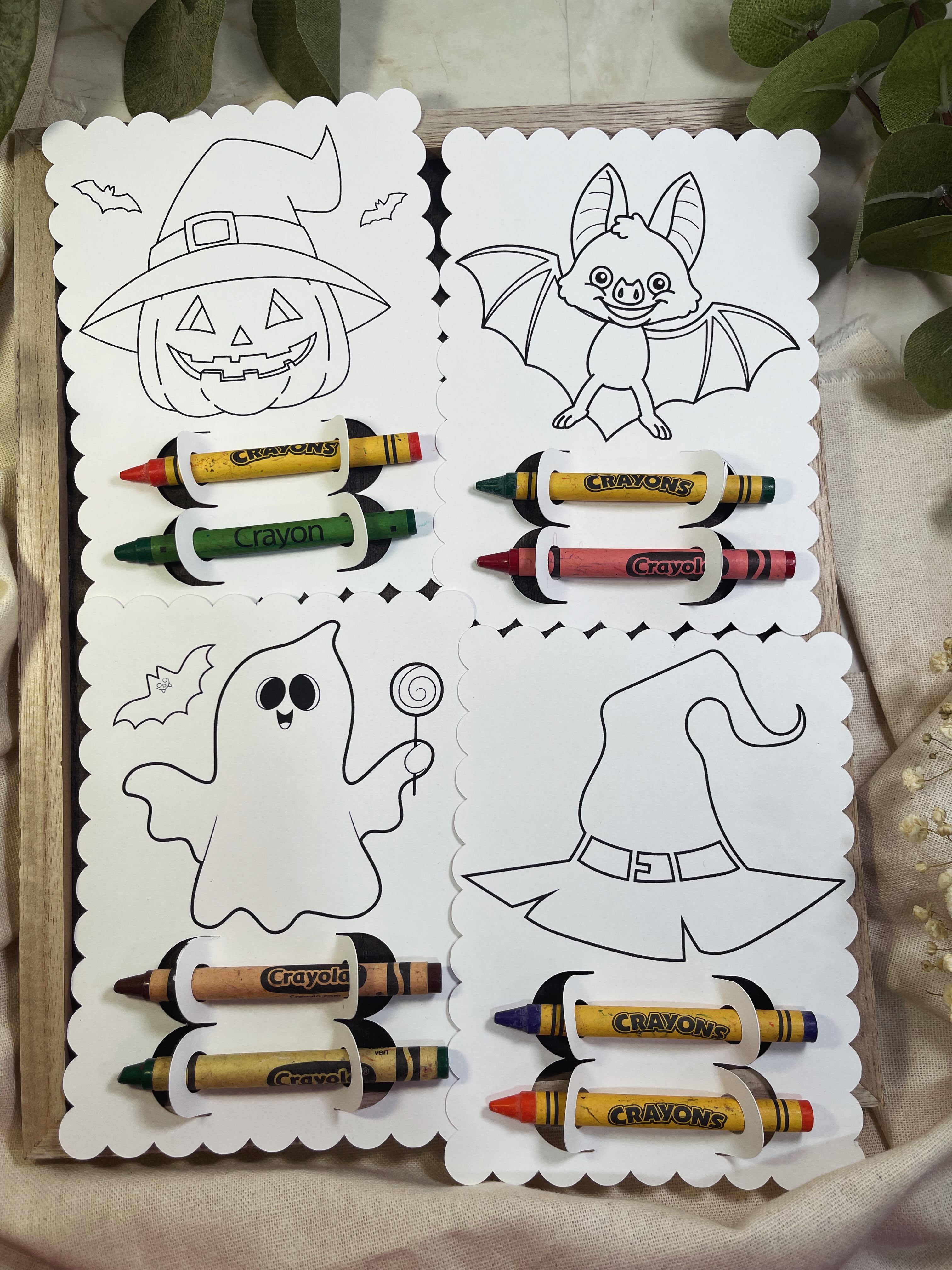 Halloween Mini Colouring Set